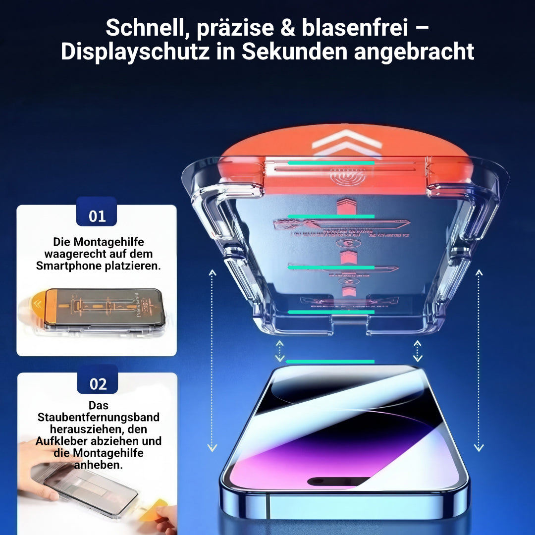 Schutzglas 2er Set für Samsung Galaxy S26 Ultra Plus Auto-Staubentfernung