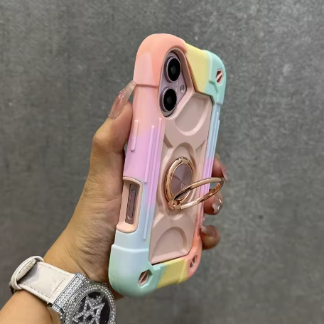 Ringhalter Hülle für iPhone 17 16 15 14 13 12 11 Pro Max mit Lanyard Robust