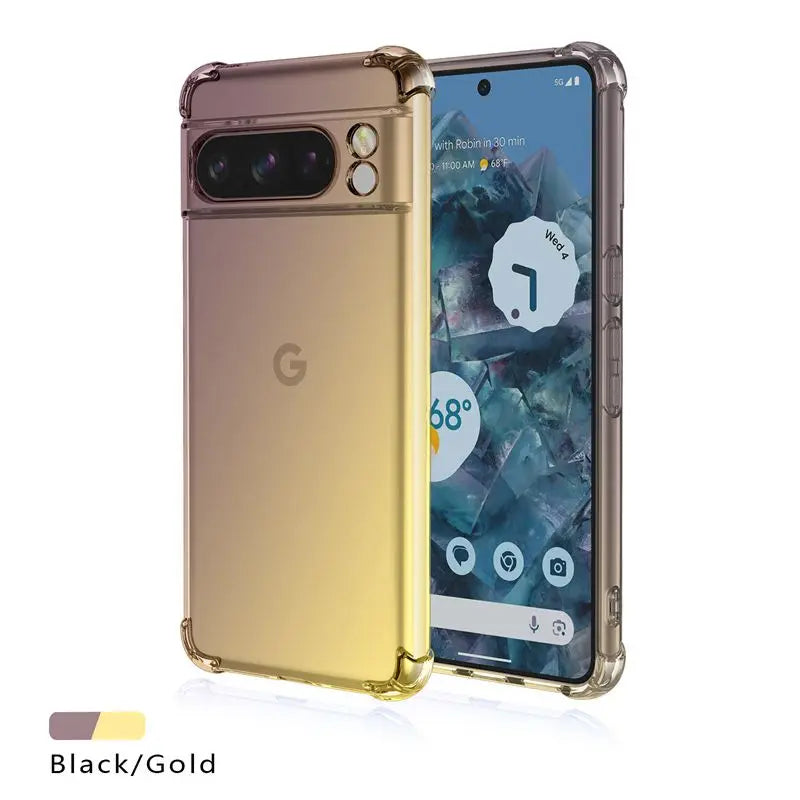 Gradient Airbag TPU Hülle für Pixel 10/9/8/7/6 – stoßfest