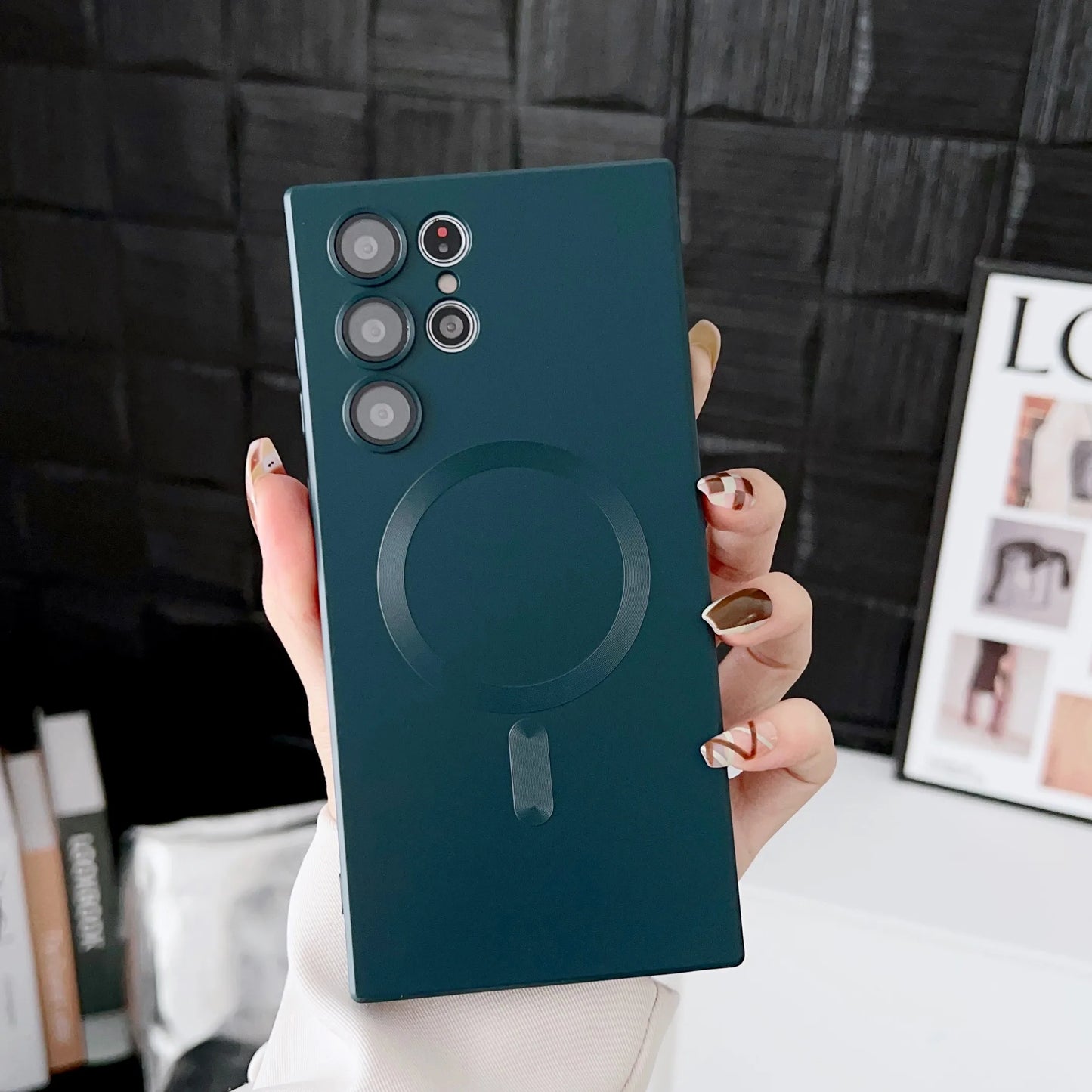 Magnetische Hülle für Samsung Galaxy S26 S25 S24 S23 Ultra Kabellos