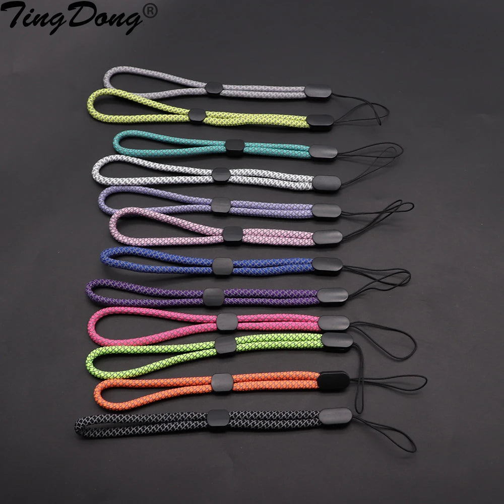 Fluoreszierender Handy-Handgurt Lanyard verstellbar – Handgelenk