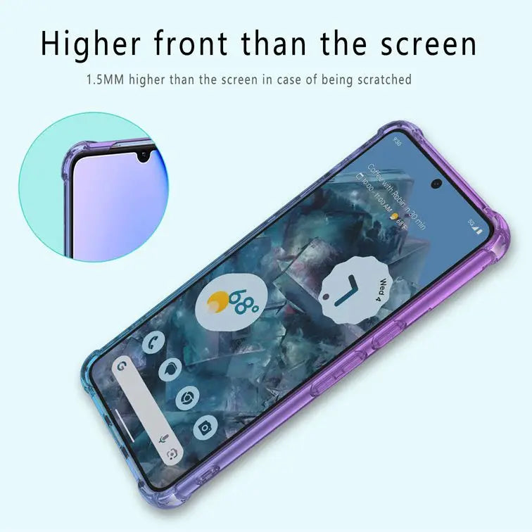 Gradient Airbag TPU Hülle für Pixel 10/9/8/7/6 – stoßfest