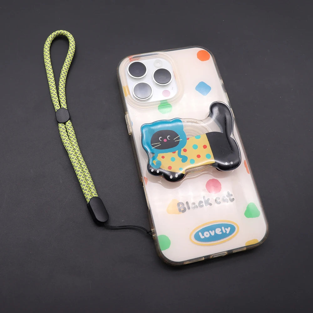 Fluoreszierender Handy-Handgurt Lanyard verstellbar – Handgelenk