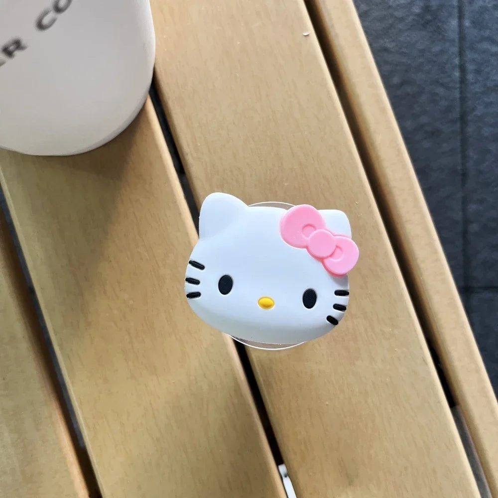 Hello Kitty Handyhalter GripTok Fingerring – Stand & Griff (MINISO)