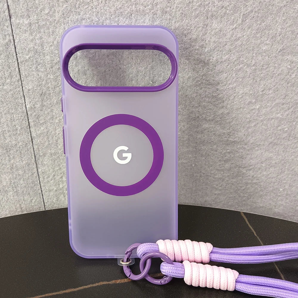 Magnetische Handyhülle mit Lanyard für Google Pixel 8–10 Pro XL