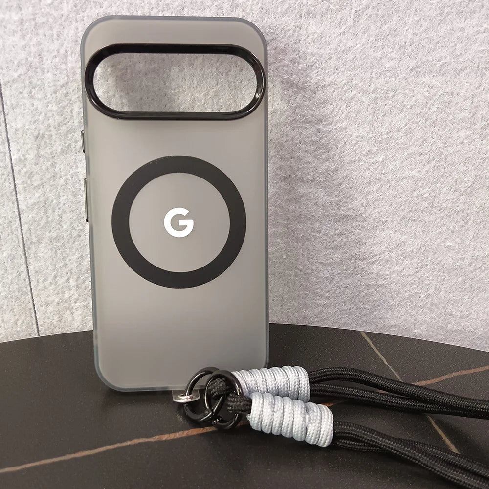 Magnetische Handyhülle mit Lanyard für Google Pixel 8–10 Pro XL