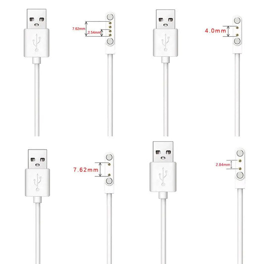Magnetisches Ladekabel für Smartwatch & Fitness-Tracker, 2/4-Pin