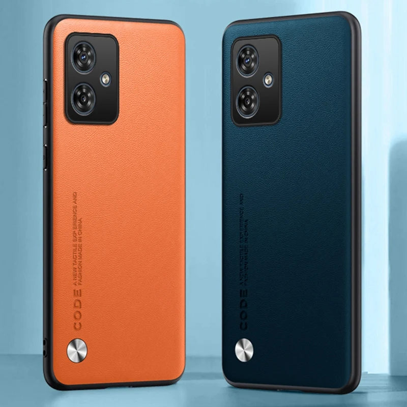 Für Motorola Moto G54 / G64 Hülle – Kunstleder-Schutzhülle