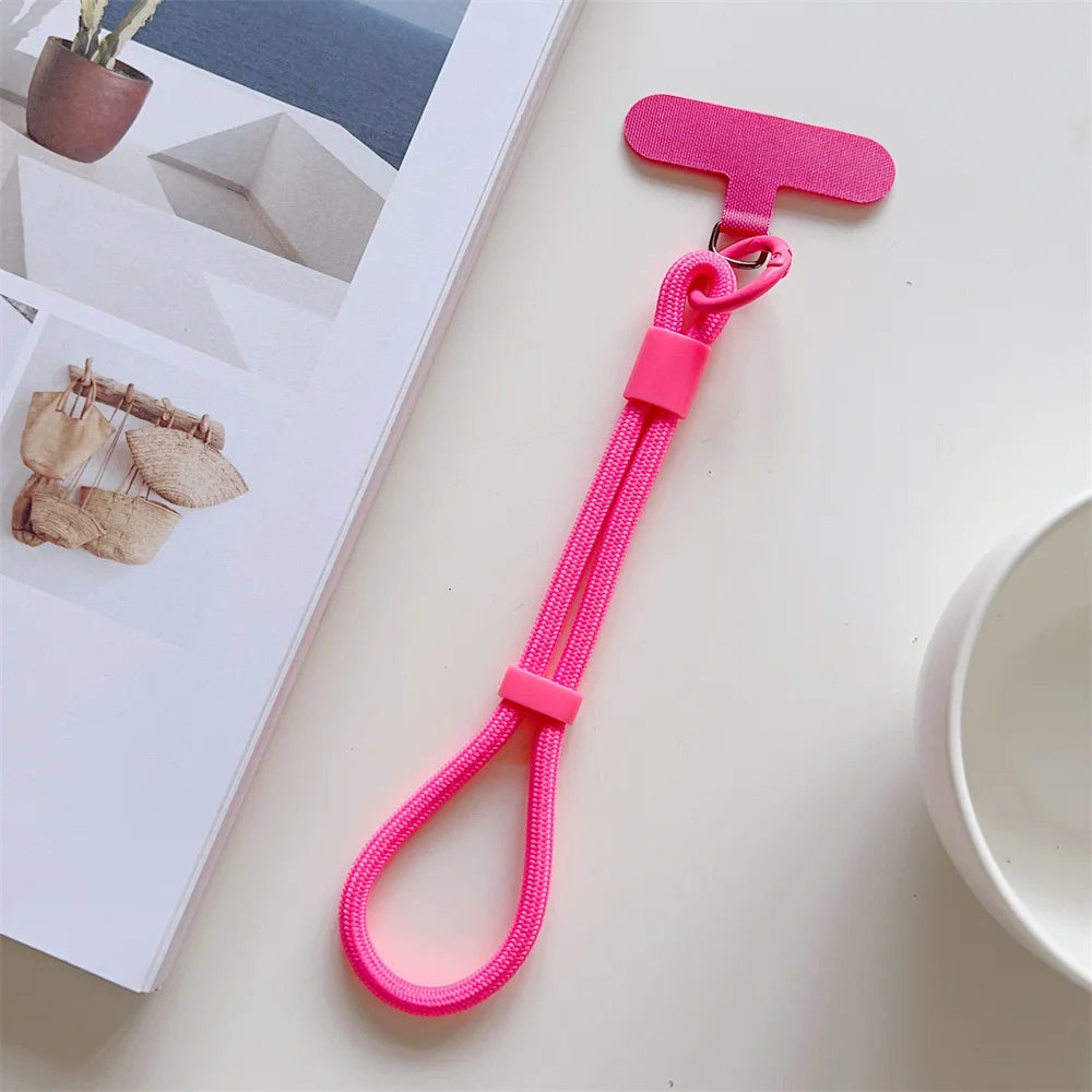 Kurzes Handy-Lanyard verstellbar – bunte Handgelenkschlaufe