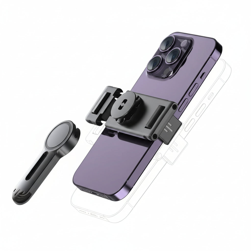 360° Gimbal Selfie Stick mit AI-Tracking – Desktop & Handheld 2in1