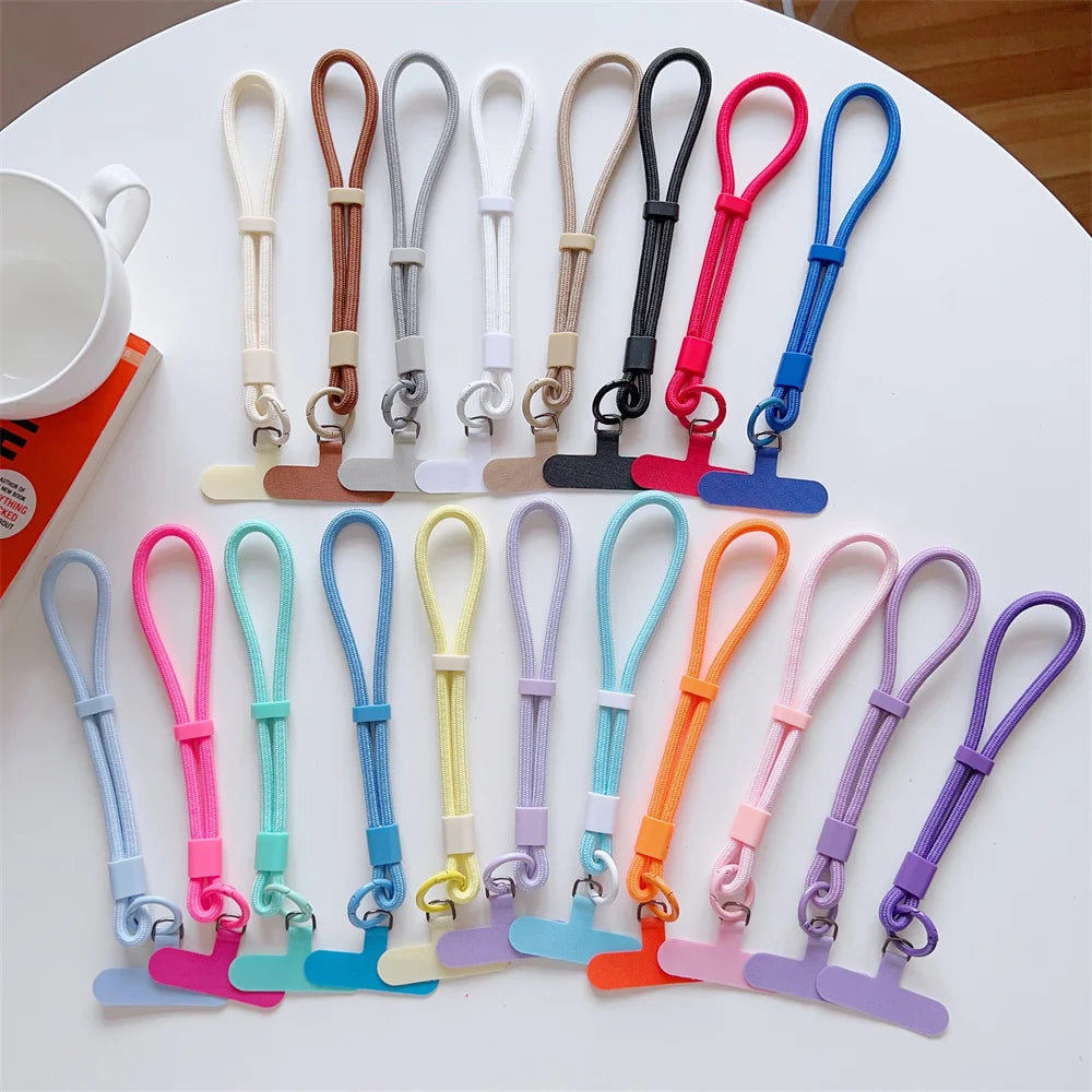 Kurzes Handy-Lanyard verstellbar – bunte Handgelenkschlaufe