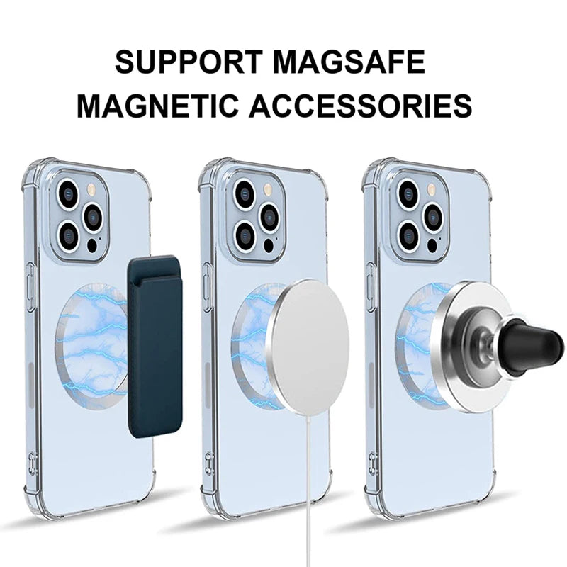 Magnetischer Ring-Aufkleber für Wireless Charging & Auto-Halter