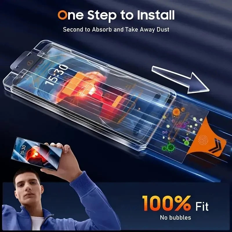 2er Set HD/Privacy Schutzglas für Z Fold 7/6/5/4 inkl. Montagetool