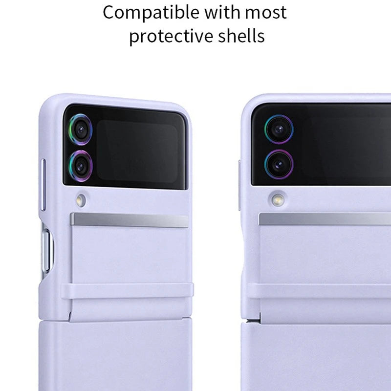 Kameraobjektivschutz 9H für Samsung Z Fold/Z Flip – Metallring