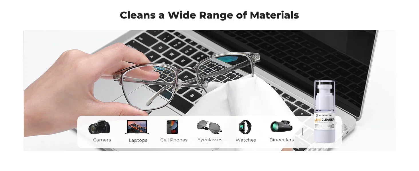 K&F Concept Linsenreiniger 15 ml – für Objektiv & Display