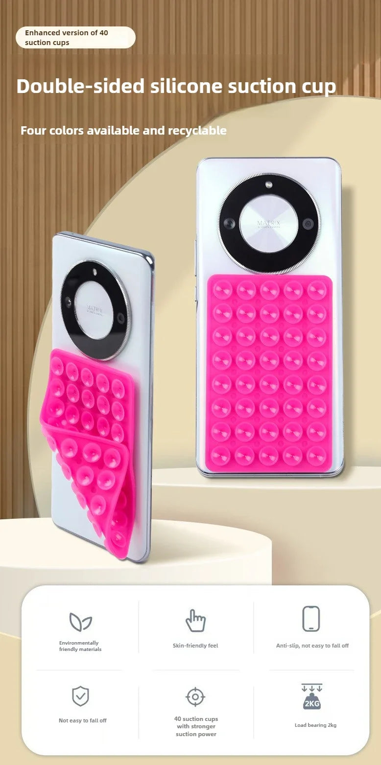 Doppelseitiger Saugnapf Handyhalter Silikon – Universal Smartphone Grip