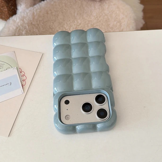3D Block Candy TPU Hülle für iPhone 11–17 Pro/Max