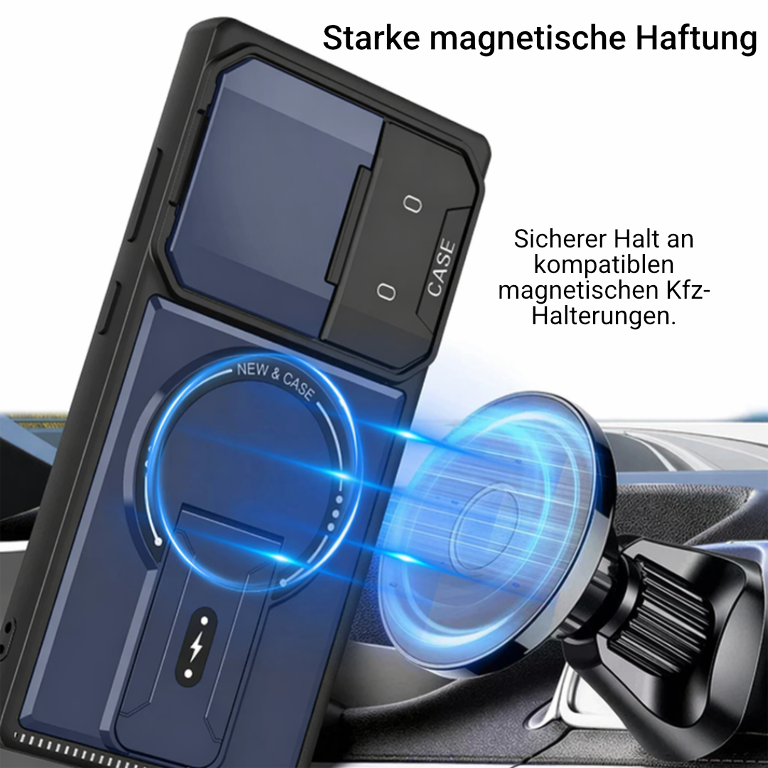 Armor Hülle für Samsung Galaxy: Kameraschutz, Ständer & Magnet-Ring