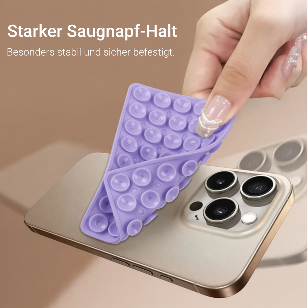 Doppelseitiger Saugnapf Handyhalter Silikon – Universal Smartphone Grip