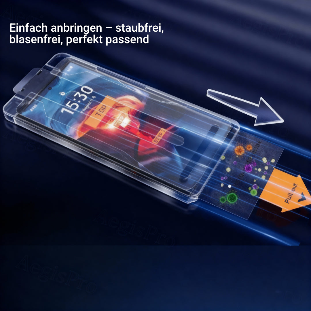 Full Cover Schutzglas für Xiaomi mit One-Click Installation – HD, Oleophob, 9H
