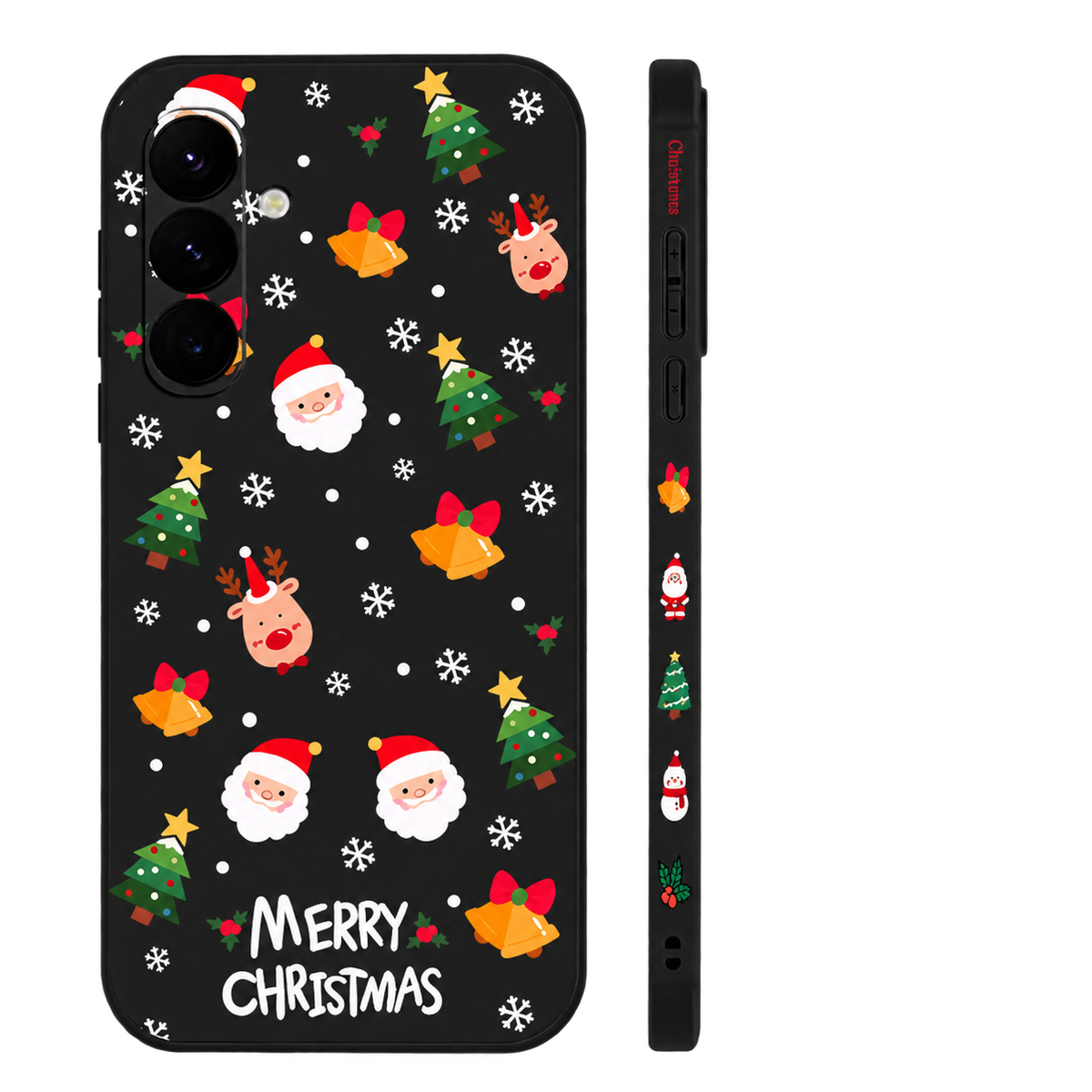 Für Samsung Galaxy Weihnachten Silikon Hülle – Merry Christmas Motiv