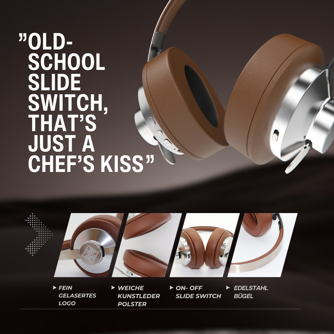 TELEFUNKEN ARCO CLASSIC ANC Kopfhörer – 65h, IPX4, Multipoint