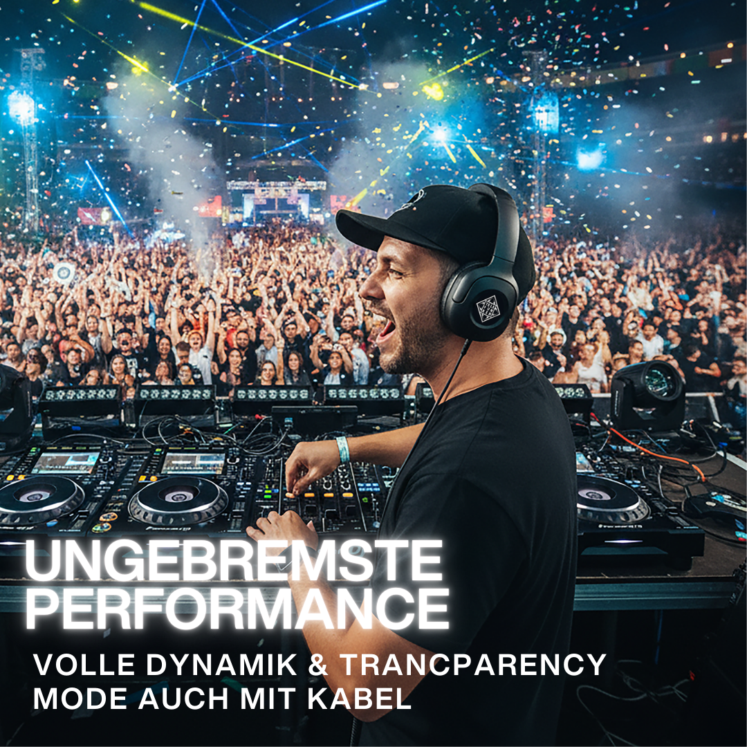 TELEFUNKEN ARCO EVO - Active Noise Cancelling Bluetooth Kopfhörer - 12 Hz Tiefbass