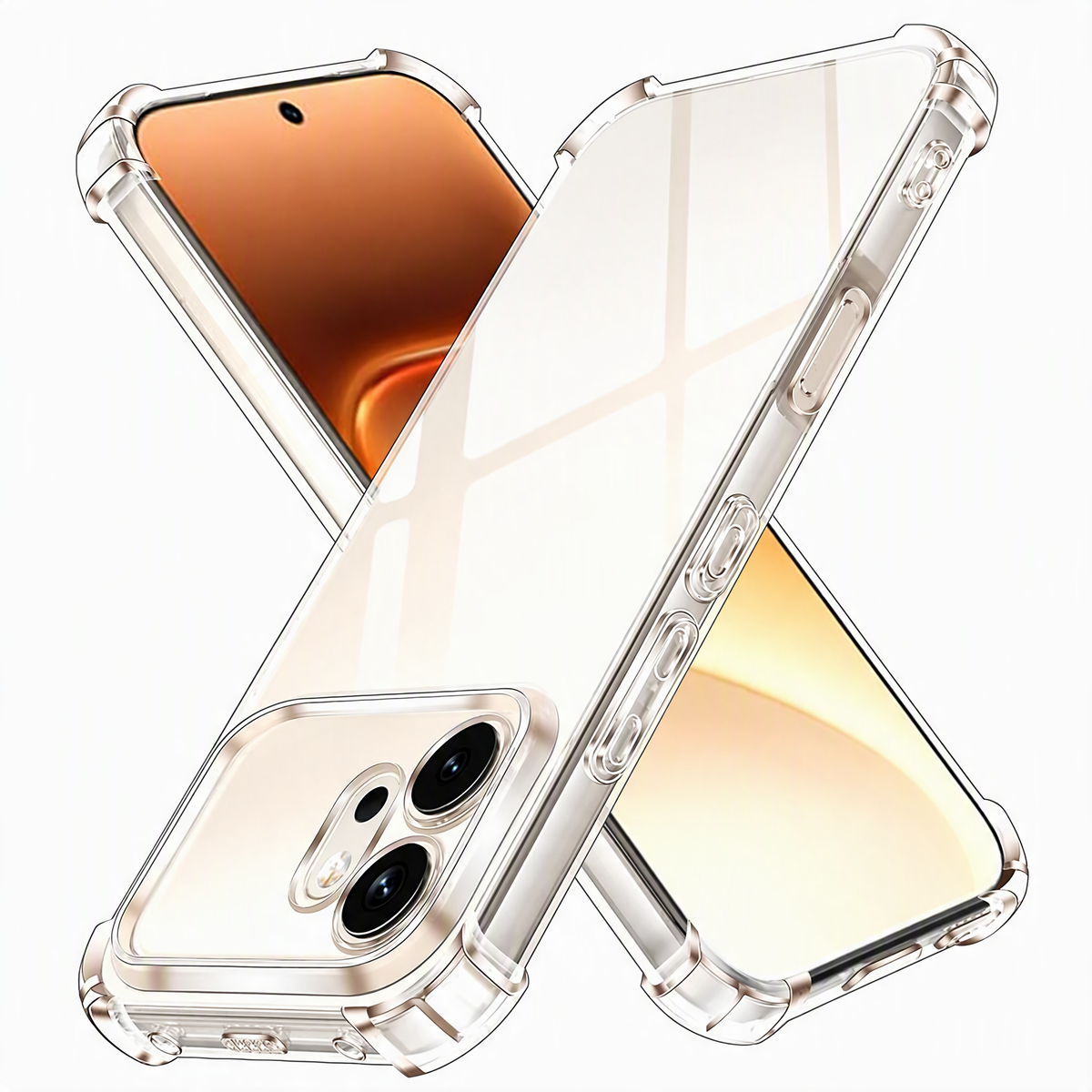 Für Honor 400 / 600 Hülle – Transparente TPU-Schutzhülle
