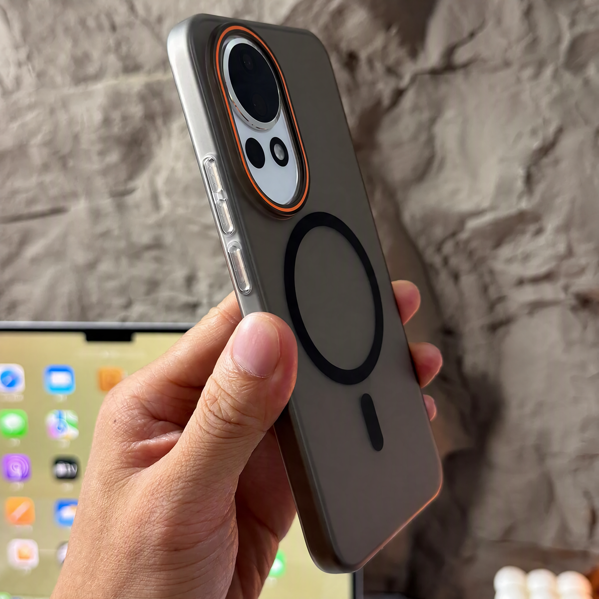 Für Huawei Nova 13 Pro Hülle – Matt Magnetisch mit Kamera-Deko
