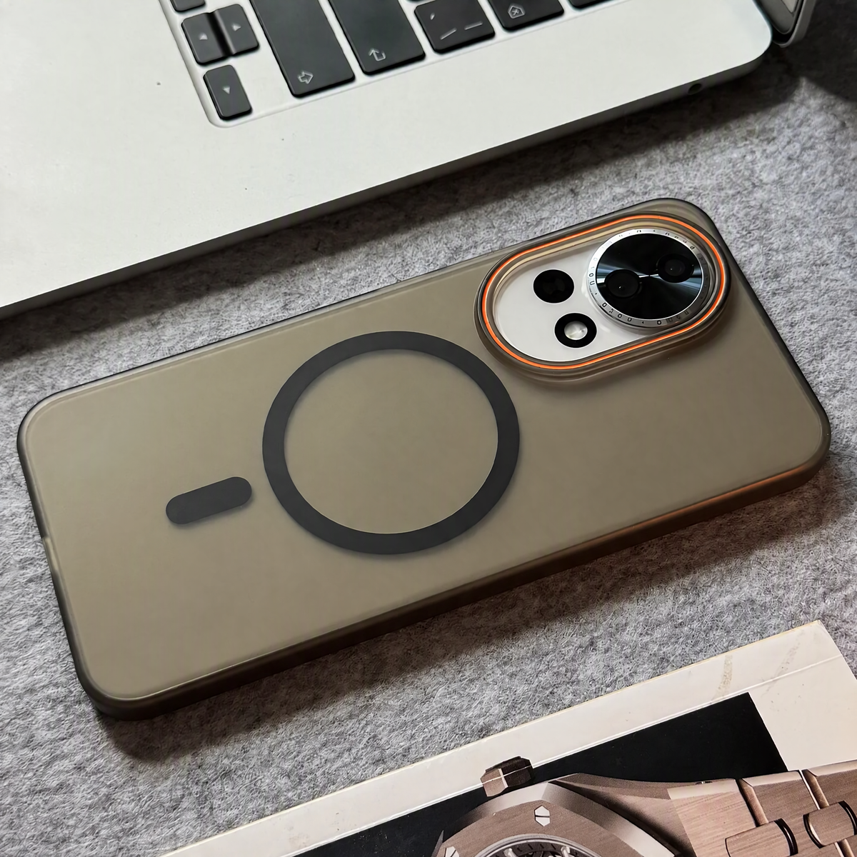 Für Huawei Nova 13 Pro Hülle – Matt Magnetisch mit Kamera-Deko