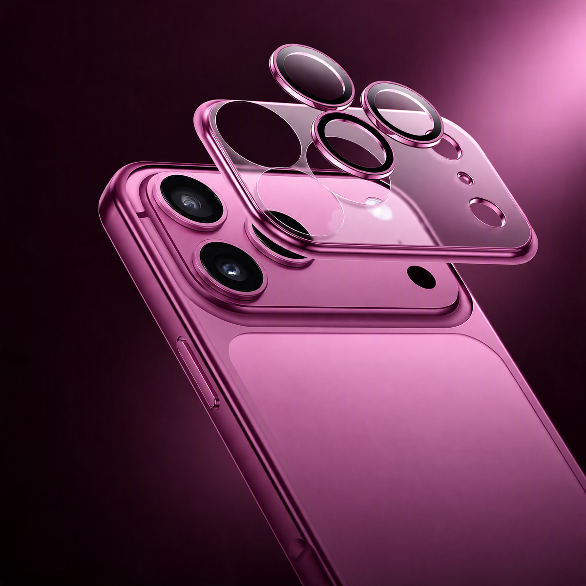 Für iPhone 17 / 18 Serie Hülle – PC Matt-Transparent mit