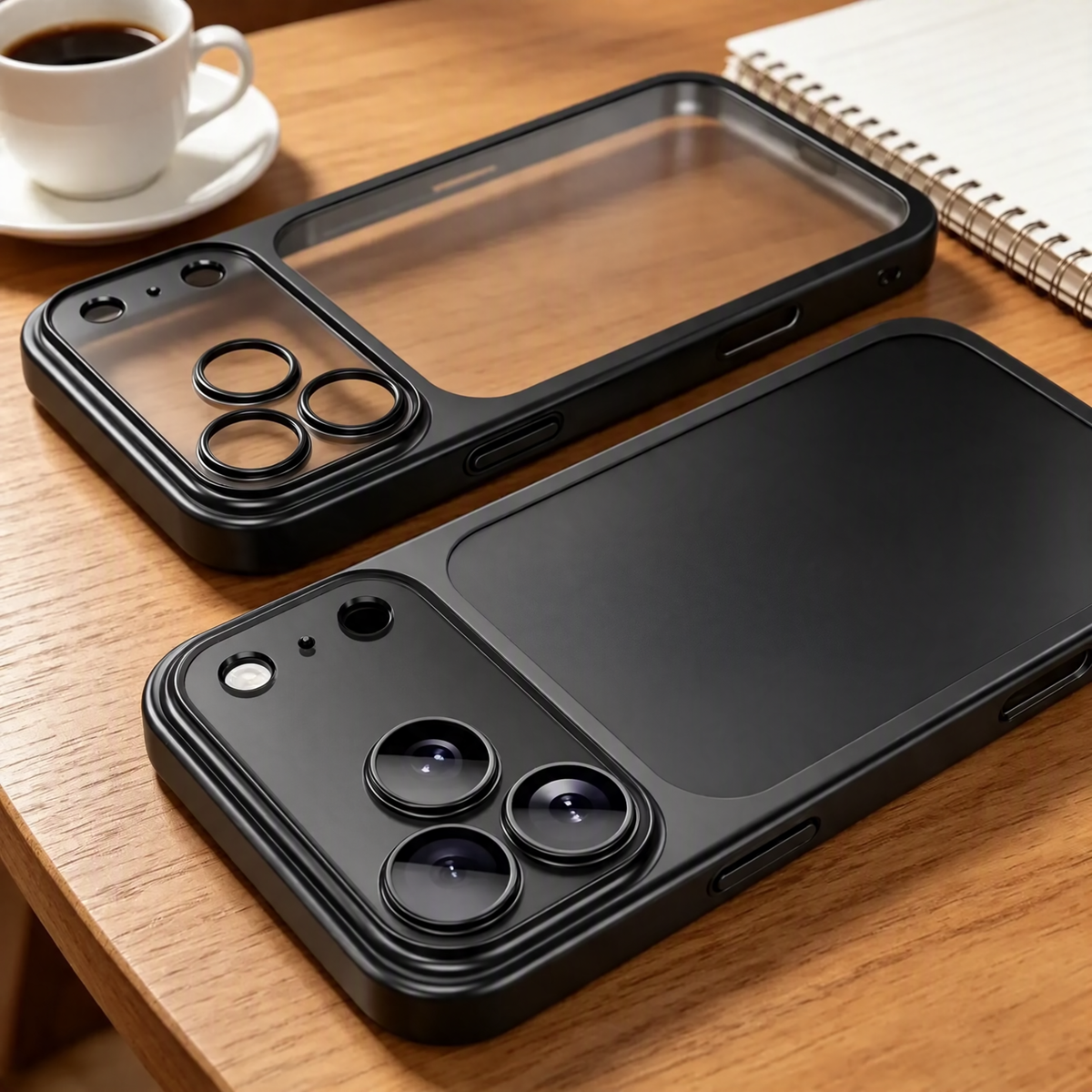 Für iPhone 17 / 18 Serie Hülle – PC Matt-Transparent mit