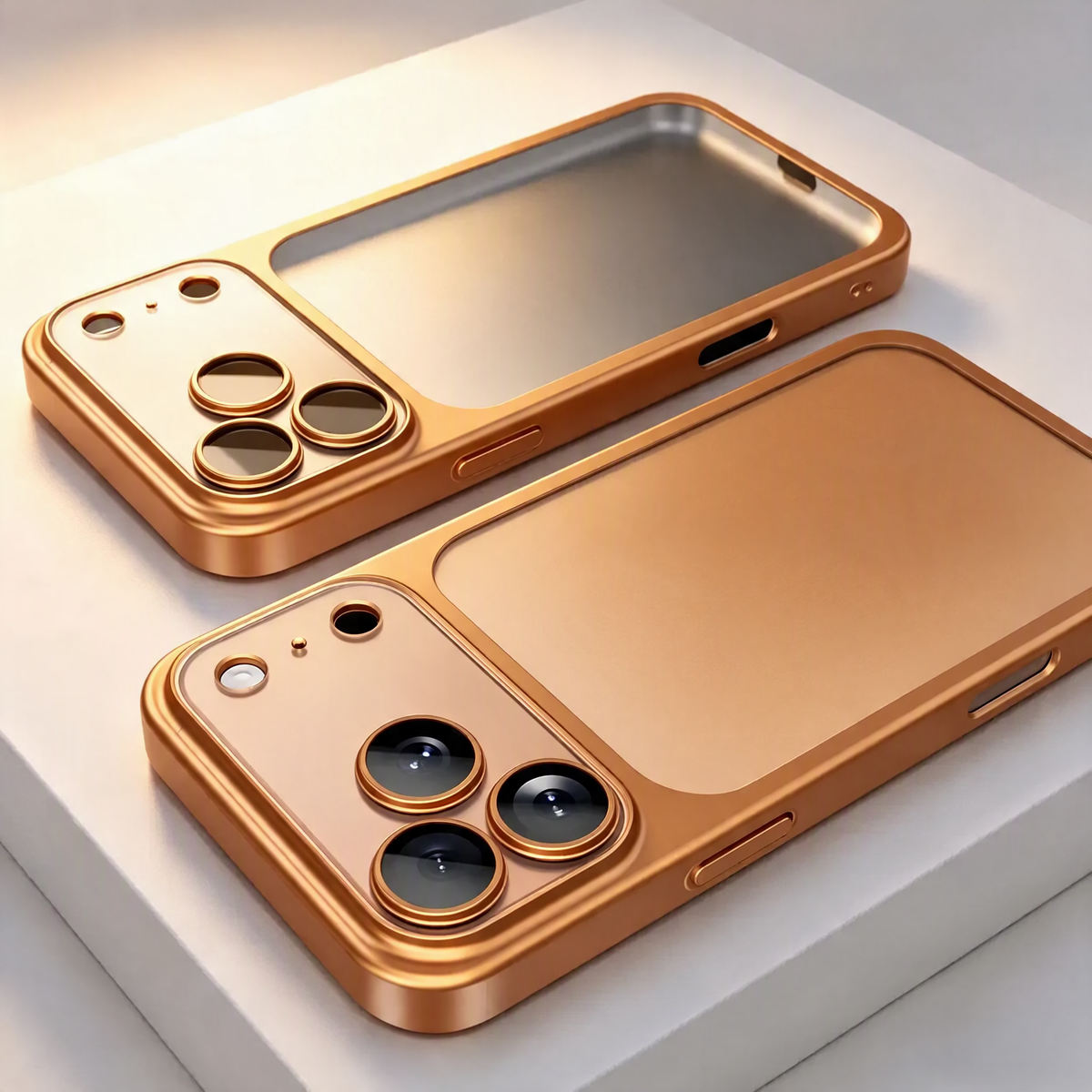 Für iPhone 17 / 18 Serie Hülle – PC Matt-Transparent mit