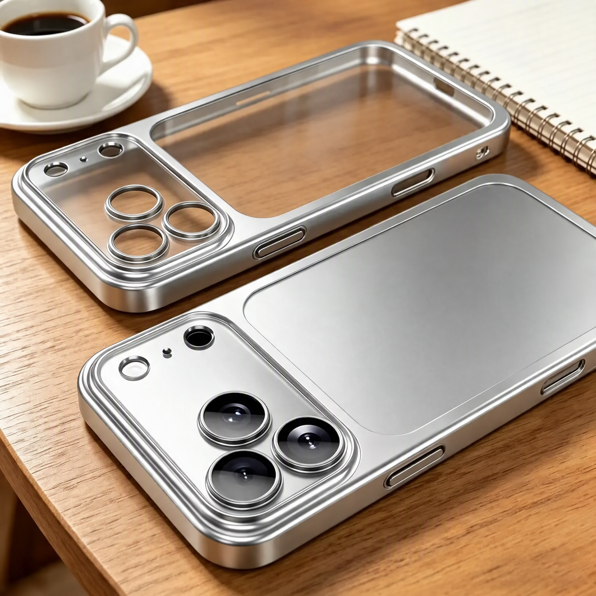 Für iPhone 17 / 18 Serie Hülle – PC Matt-Transparent mit