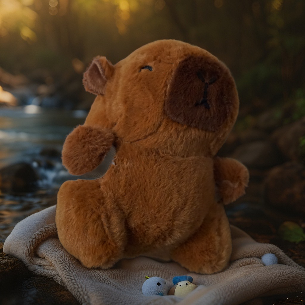Capy Buddy – Plyšový capybara přívěsek na kabelky a batohy