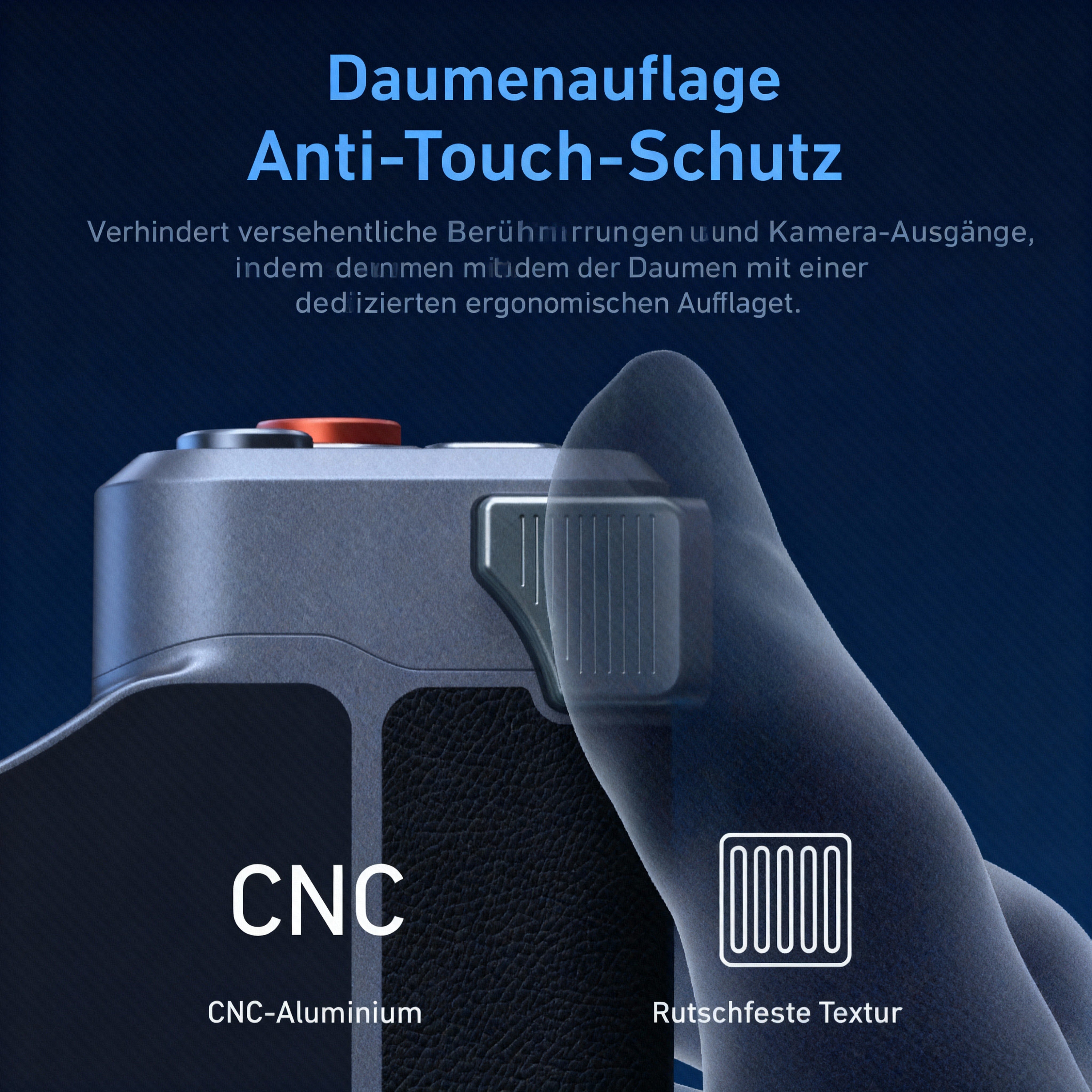 Magnetischer Kamera-Griff für iPhone 17 Pro Max Graphen-Kühlung Stativ