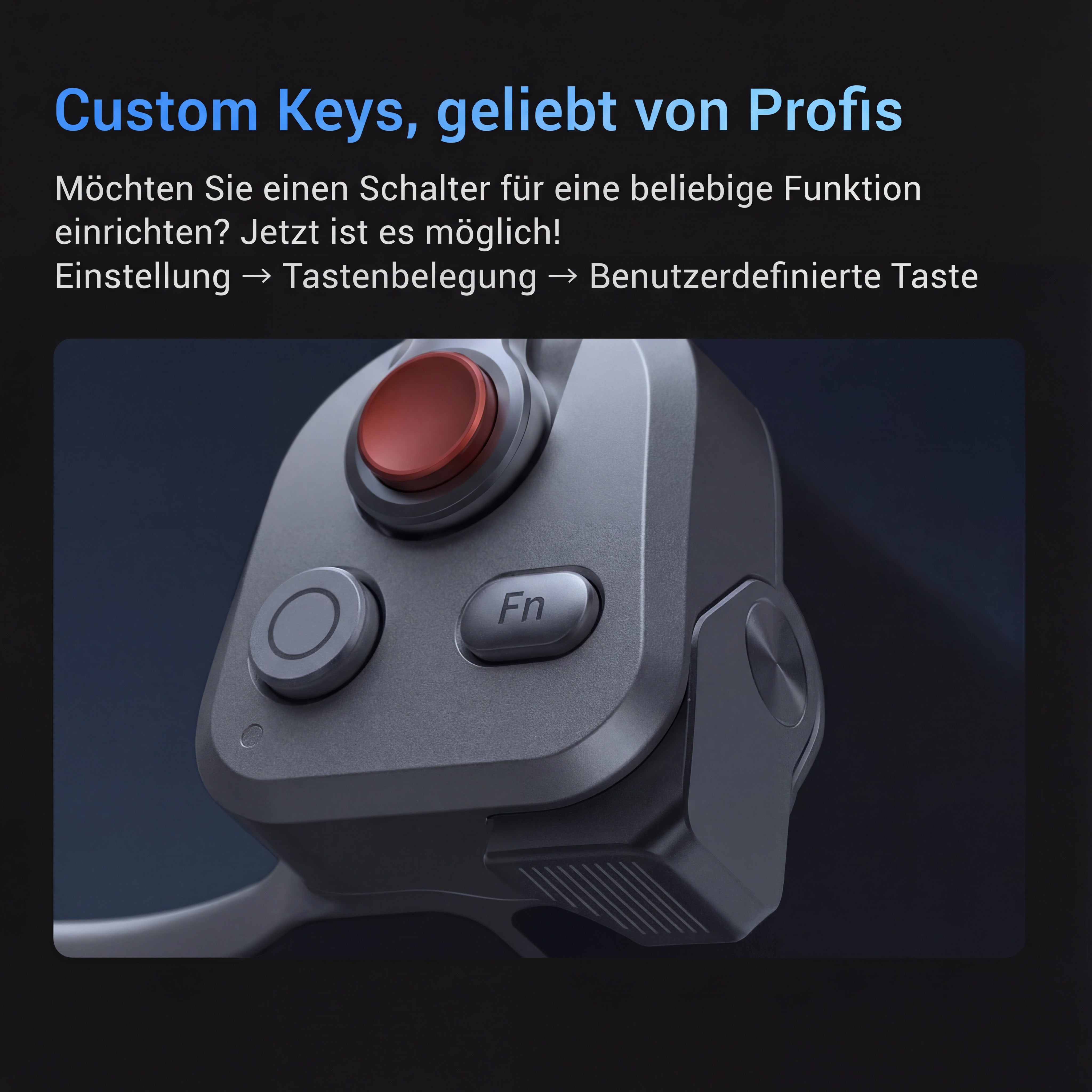 Magnetischer Kamera-Griff für iPhone 17 Pro Max Graphen-Kühlung Stativ