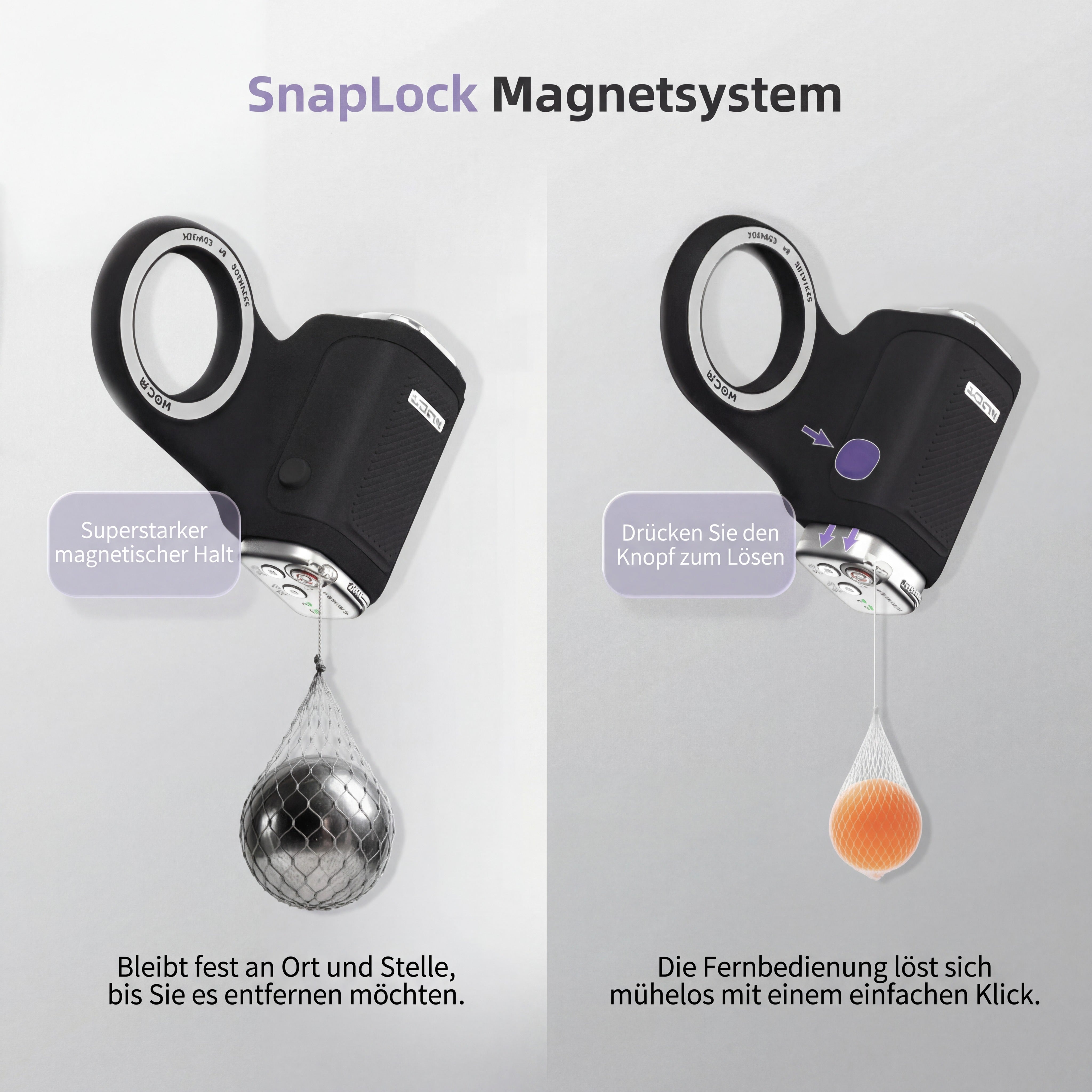 Magnetischer Smartphone Kameragriff Bluetooth Fernauslöser Vlog Selfie