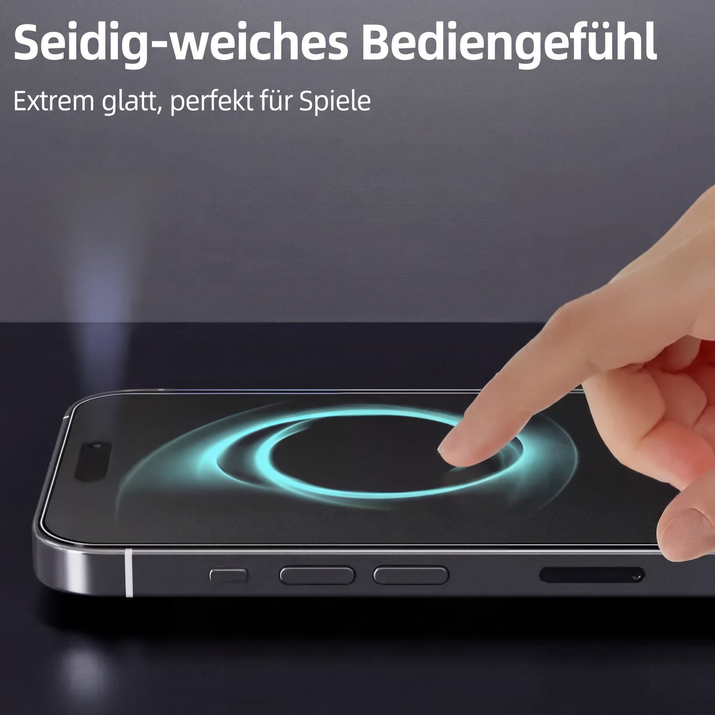 Mattes Schutzglas 3er-Set für iPhone 17 16 15 14 13 12 Pro Max Anti-Glare