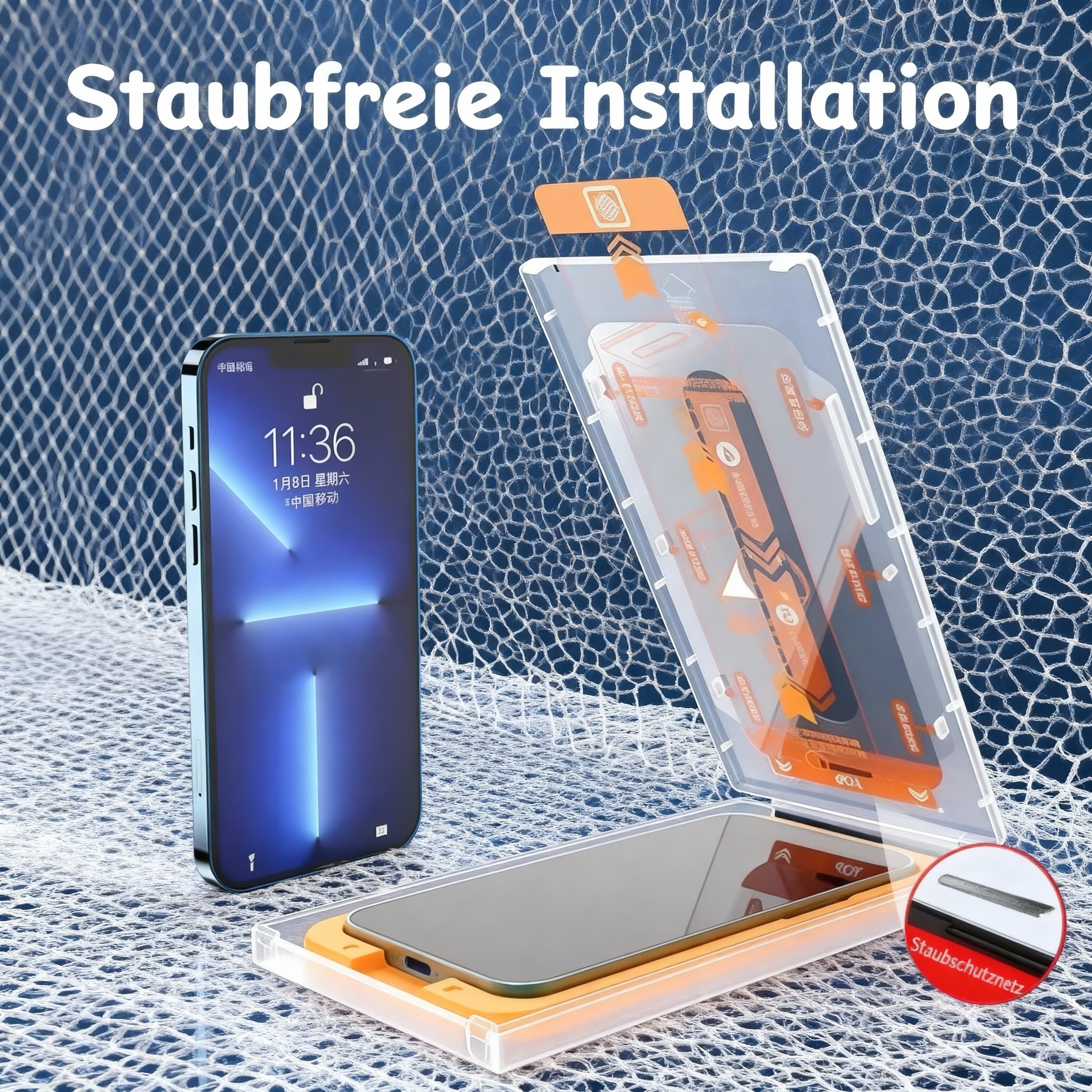 Elexum Anti-Spy Sichtschutzglas iPhone 16/15/14/13/12/11