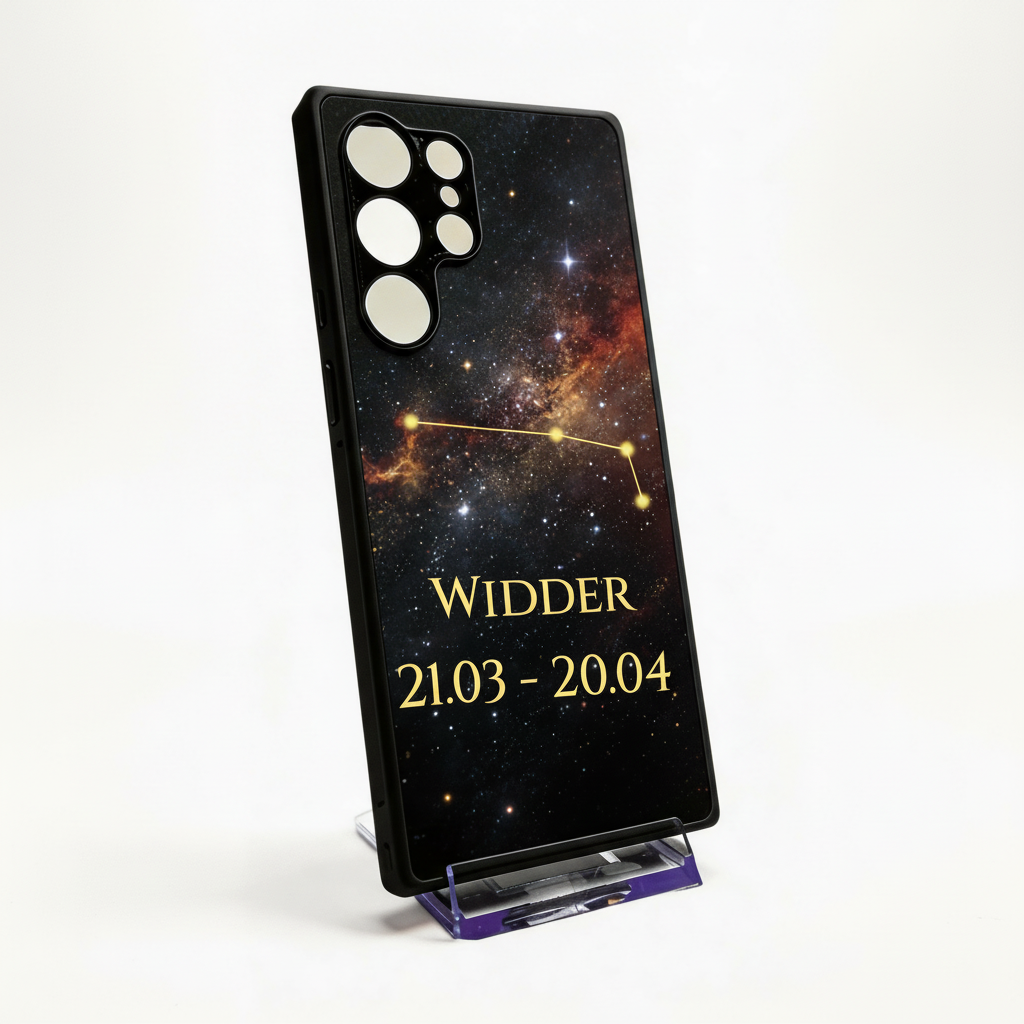 Handyhülle Sternzeichen Tierkreis Design – Soft TPU mit Aluminiumplatte