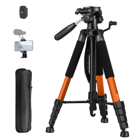 Alu Kamerastativ 184cm Reisestativ 6,8kg 360° mit Wasserwaage