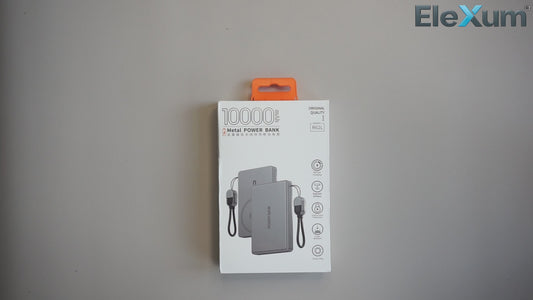 Magnetische Powerbank 10.000mAh – 20W PD & 15W Wireless, Metall