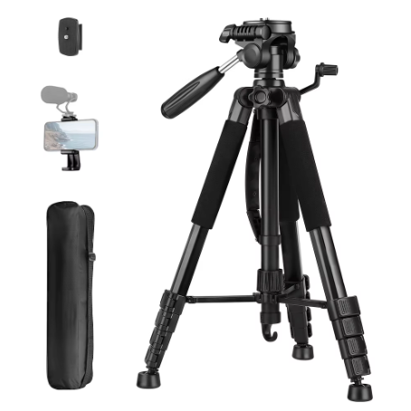 Alu Kamerastativ 184cm Reisestativ 6,8kg 360° mit Wasserwaage